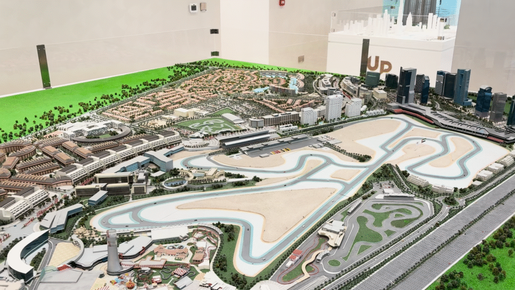 L'autodromo a Dubai Motor City