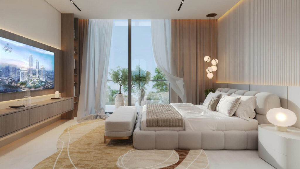 Render interior camera da letto 